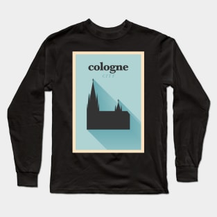 Cologne Poster Design Long Sleeve T-Shirt